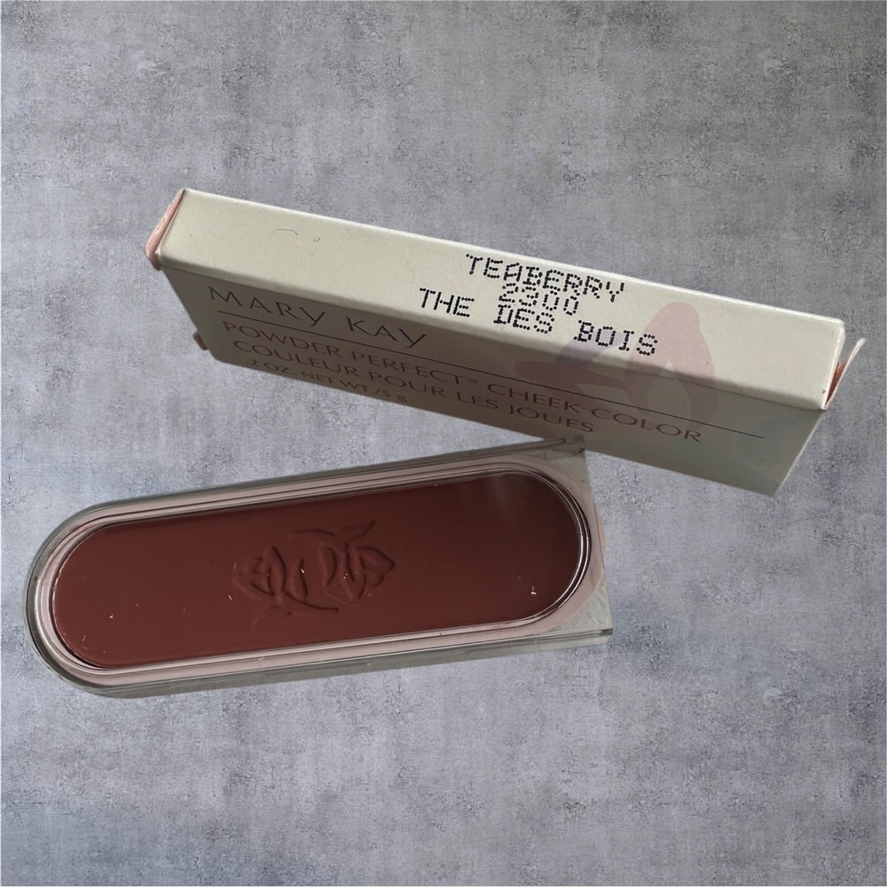 Mary Kay Powder Perfect Cheek Color Teaberry 2300 Blush 0.2oz New In Box Vintage